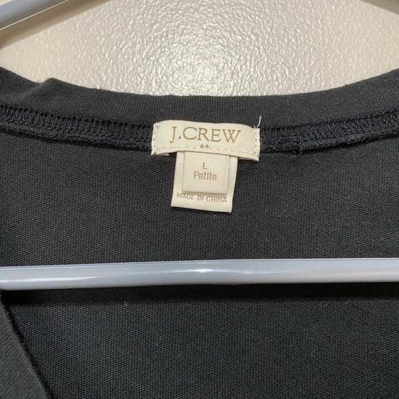 J.Crew Factory Navy Floral Silk Front Tank/Blouse - Picture 6 of 7